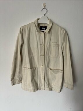 Stussy Cream Utility Jacket